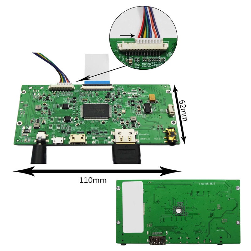 VSDISPLAY 9.7 inch 2048x1536 IPS LCD LP097QX1/ LTL097QL01/ HQ097QX1 with Controller Board fit for DIY Cabinet Monitor - Image 3